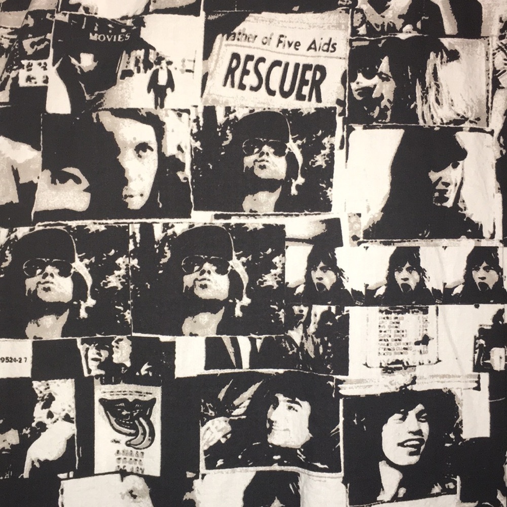 ROLLING STONES Long Sleeve Button Up Size Medium